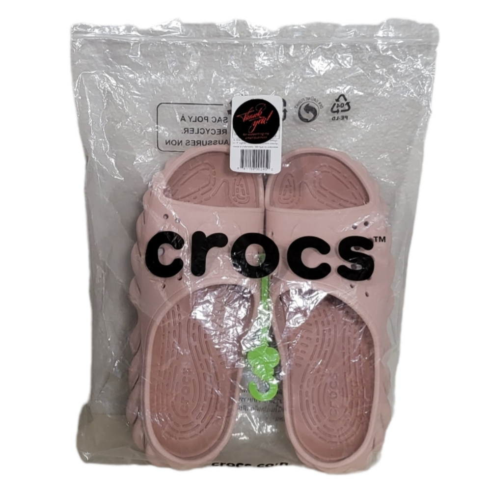 Crocs  Echo Slide Pink Clay  208170-6TY New With Tags - Picture 5 of 5